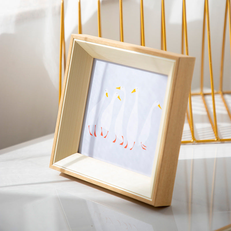 Elegant Botanical Print Photo Frame