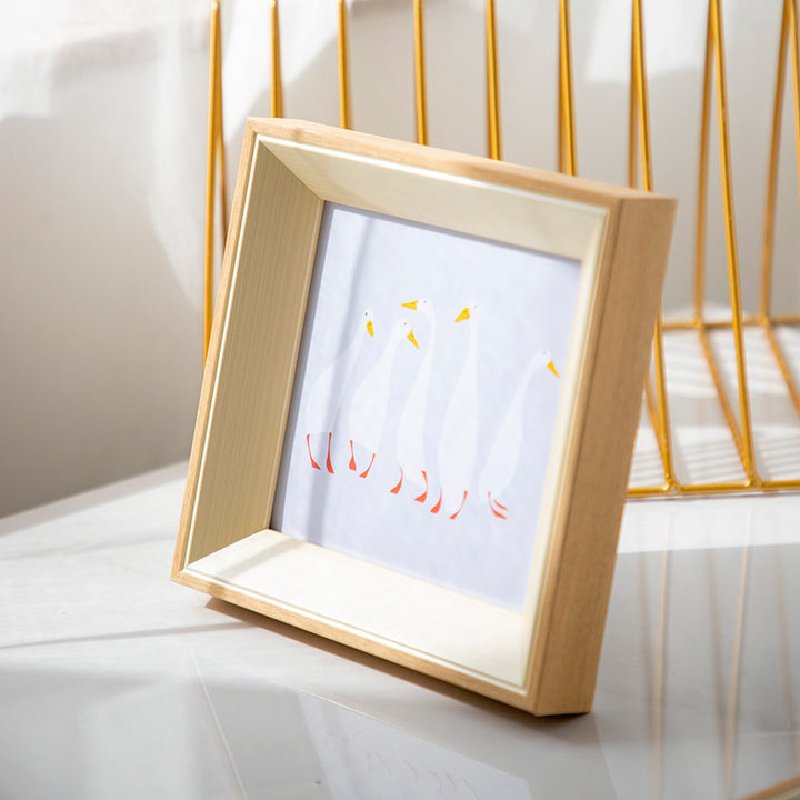 Elegant Botanical Print Photo Frame