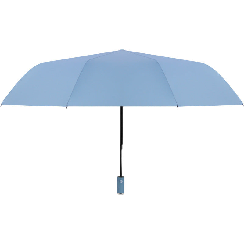 Women's Automatic Portable Umbrella with Ergonomic Handle and Reflective Safety Edge