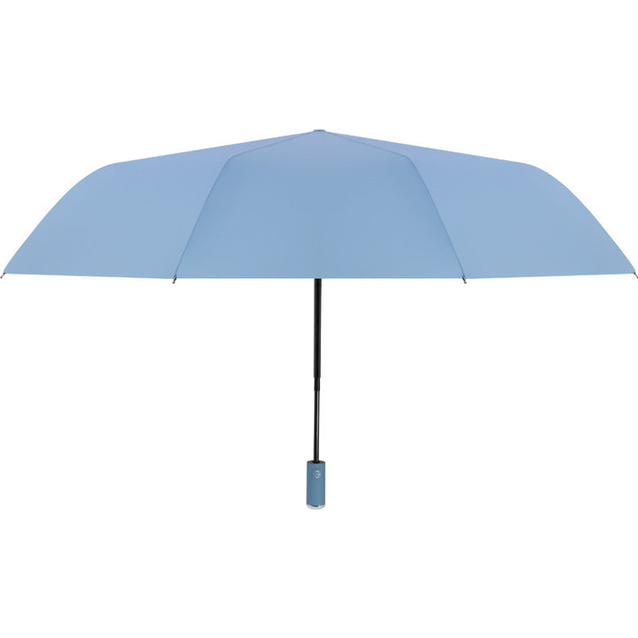 Women's Automatic Portable Umbrella with Ergonomic Handle and Reflective Safety Edge