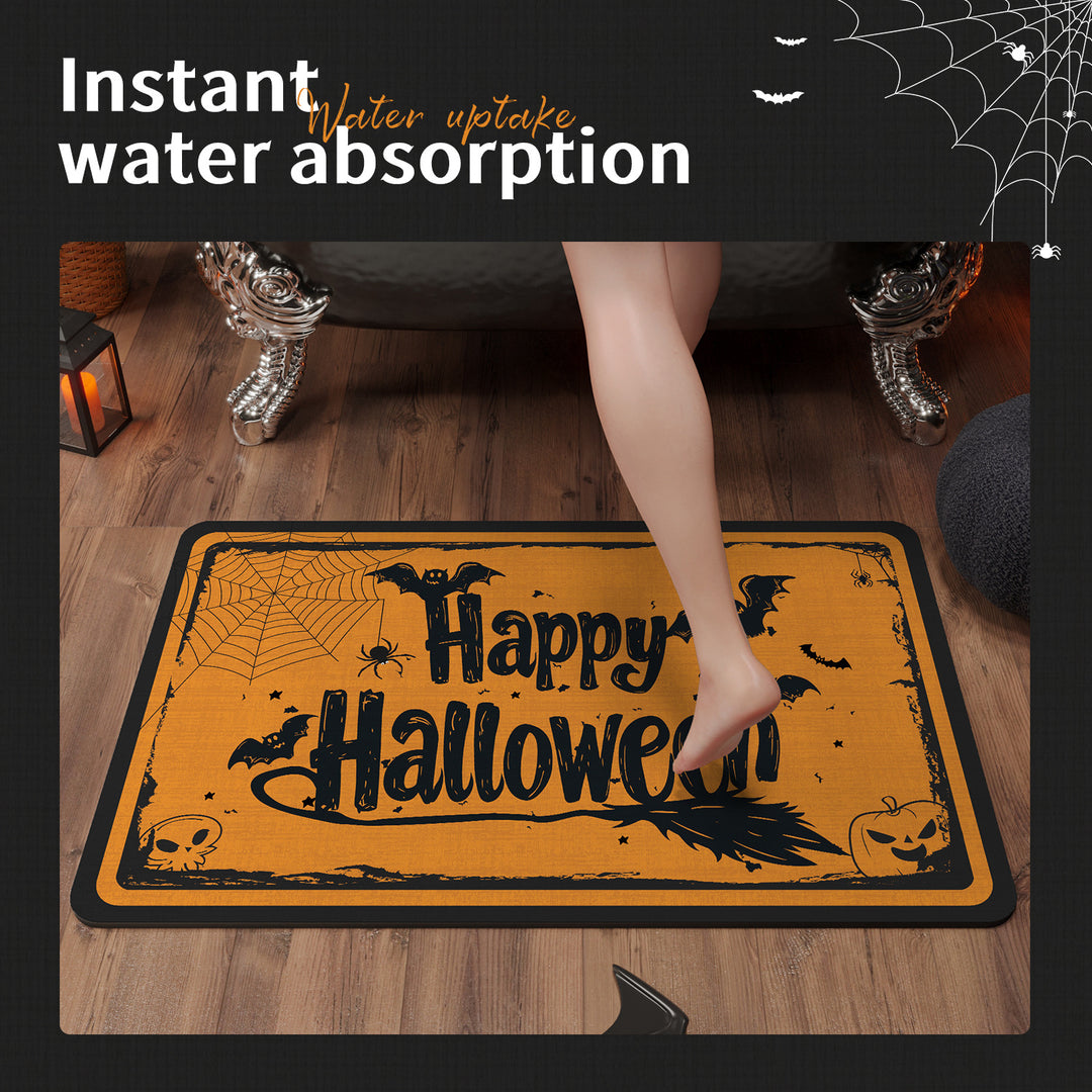 Halloween Themed Bath Mat