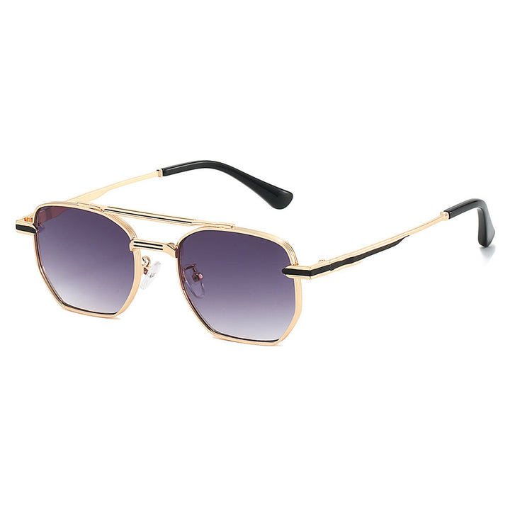 Ladies stylish sunglasses with luxurious geometric frame and UV protection Kalsten