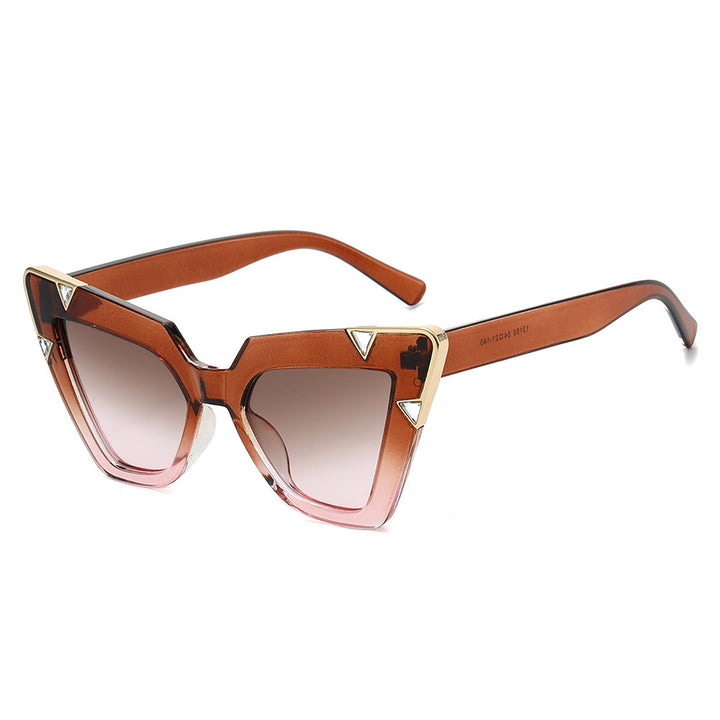 Statement Cat-Eye Sunglasses with Decorative Accents Kalsten