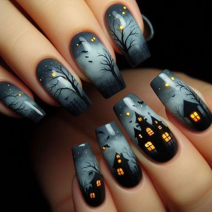 Creative Halloween Designed Nail Art Kalsten