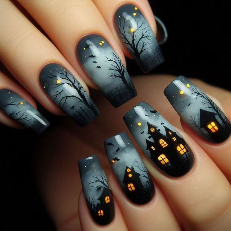 Halloween-Themed Nail Art Set Kalsten