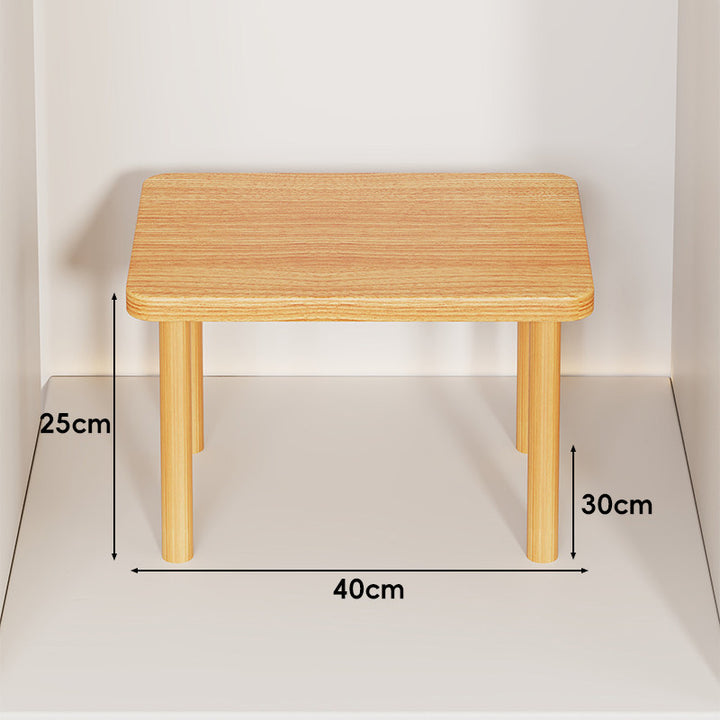 Adjustable Multi-Height Wooden Monitor Riser and Desktop Shelf
