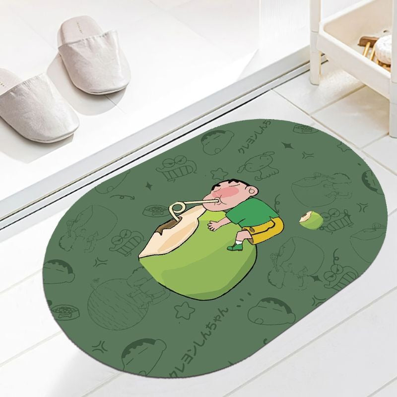 Playful Cartoon Bath Mat Kalsten