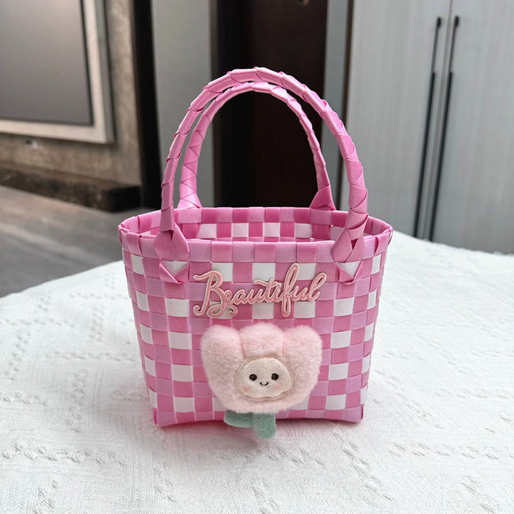 Playful and Colorful Basket Bag Kalsten