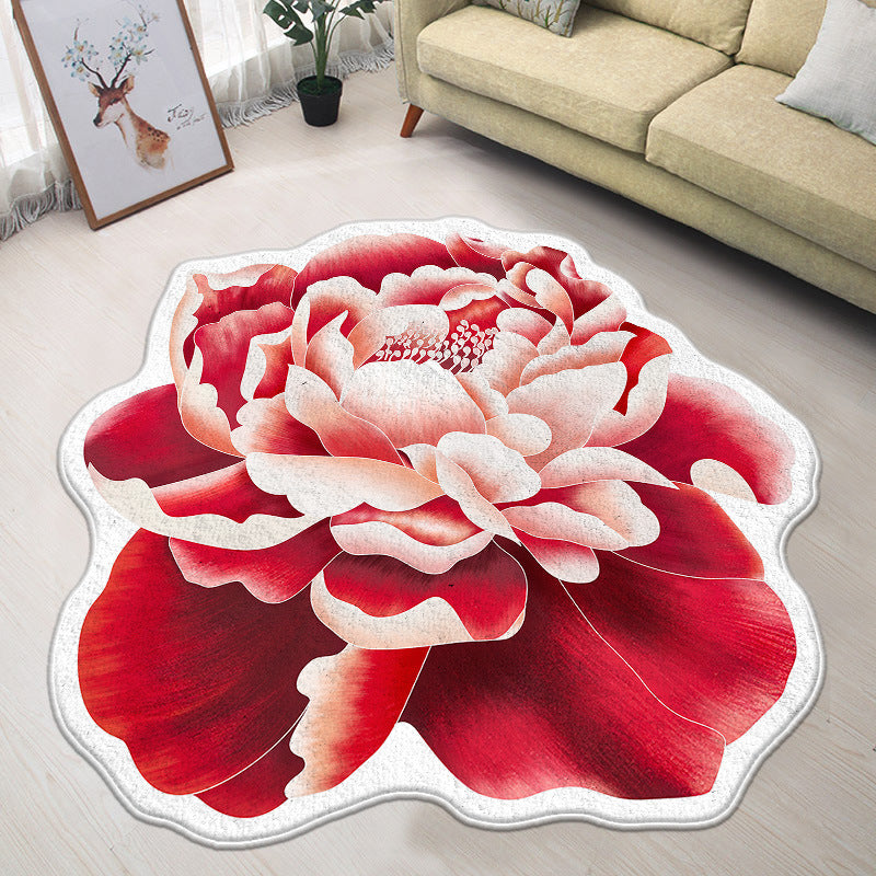 Floral-Inspired Decorative Mat