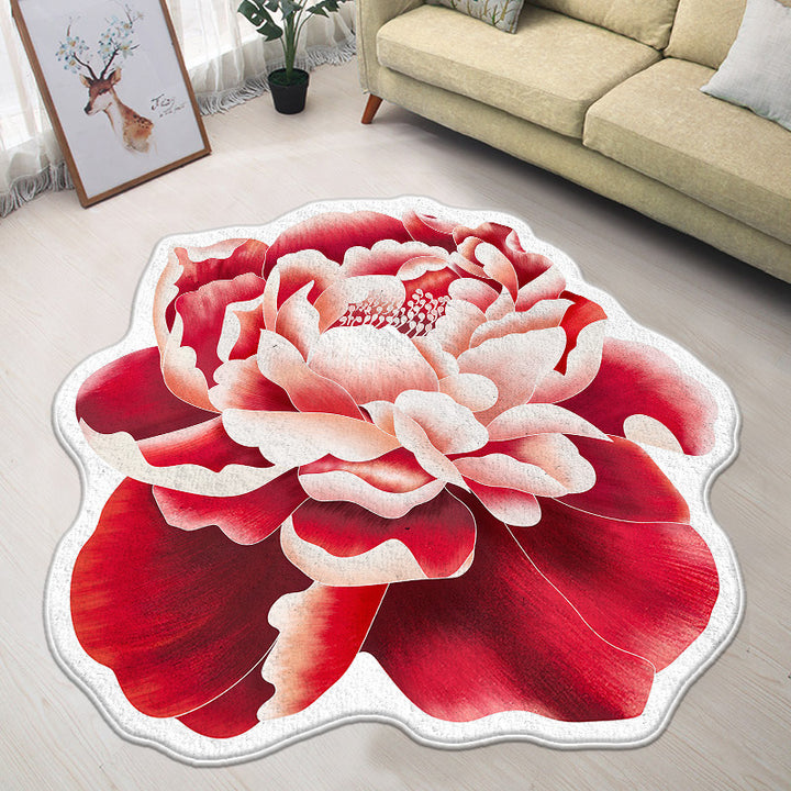 Floral-Inspired Decorative Mat