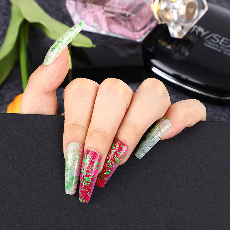 Artificial nails in creative drop design Kalsten