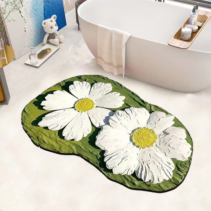 Non-Slip Flower-Shaped Bath Mat Kalsten