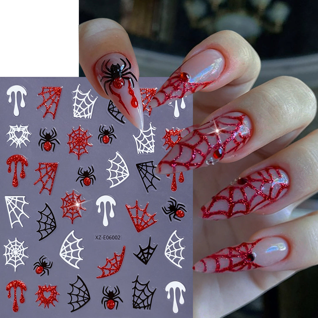 Halloween-Themed Nail Art Sticker Set  1791507032