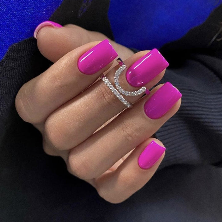 Glossy Gel Nail Extensions Kalsten
