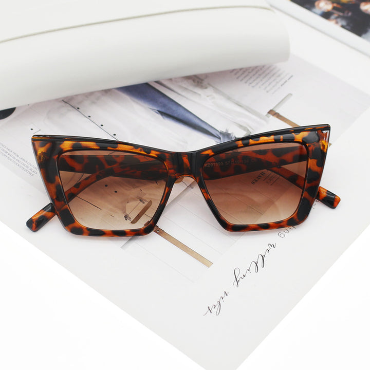 Women's Cat Eye Sunglasses with Transparent Frame and UV Protection Kalsten