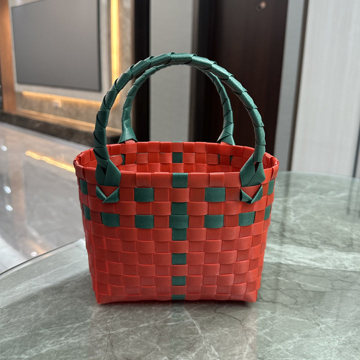 Playful and Practical Basket Bag Kalsten
