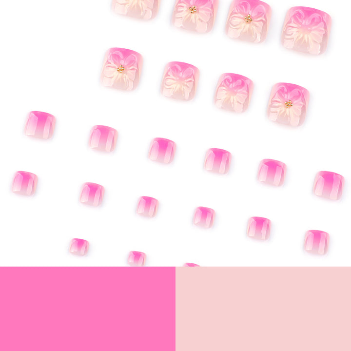 Artistic toenail decoration with flower motifs Kalsten