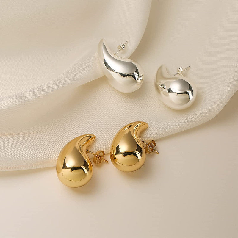 Elegant Curved Stud Earrings Kalsten