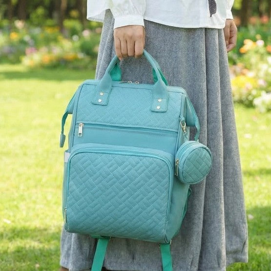 Quilted Multi-Functional Backpack Kalsten