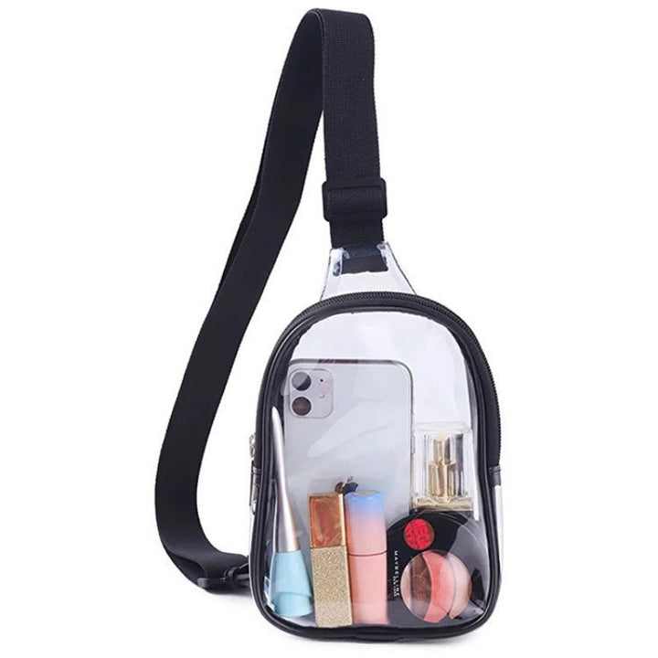 Practical Transparent Cosmetic Shoulder Bag Kalsten