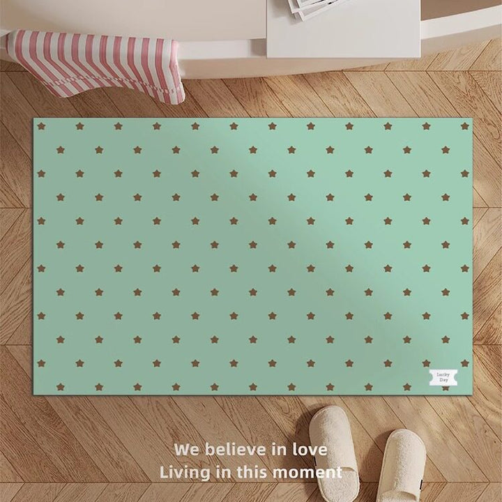 Star-Patterned Floor Mat