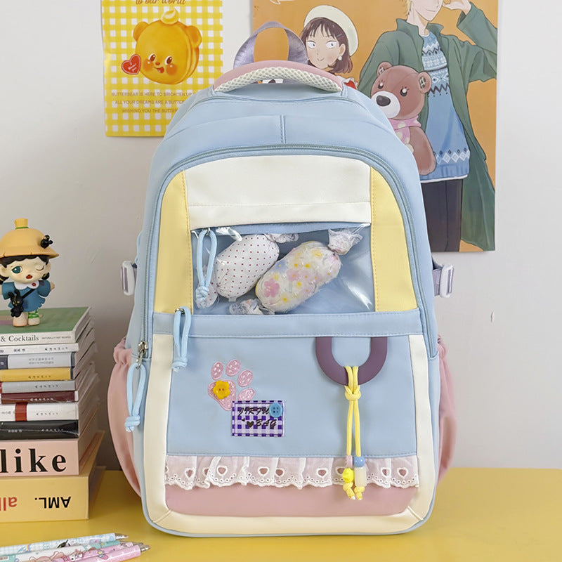 Cute Decorative Clear Window Backpack Kalsten