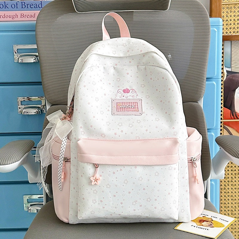 Cute Floral Embellished Backpack Kalsten