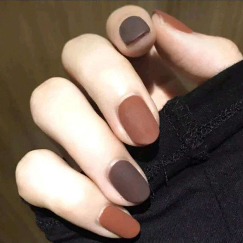 Sophisticated Glossy Press-On Nail Set Kalsten