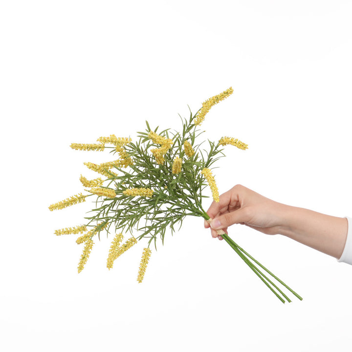 Lifelike Yellow Floral Stem Arrangement