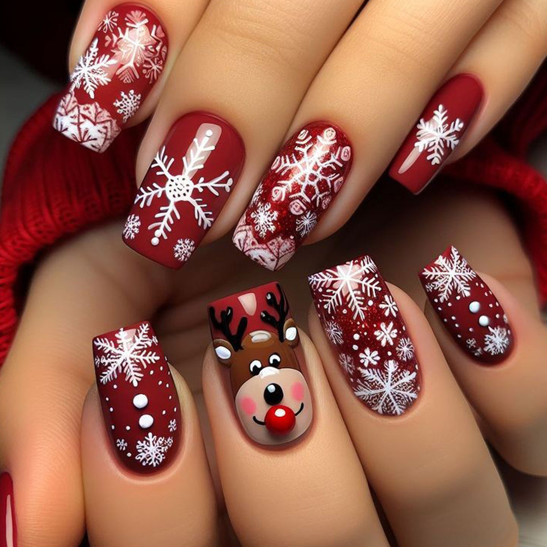 Festive Holiday-Themed Nail Art Kalsten 1788155398