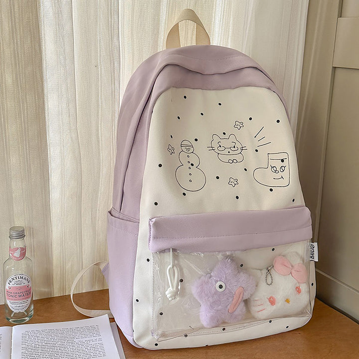 Casual Character-Design School Backpack