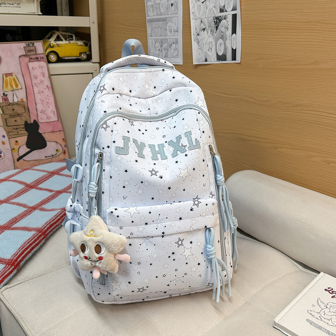 Stylish Star-Printed Backpack Kalsten 1791205378