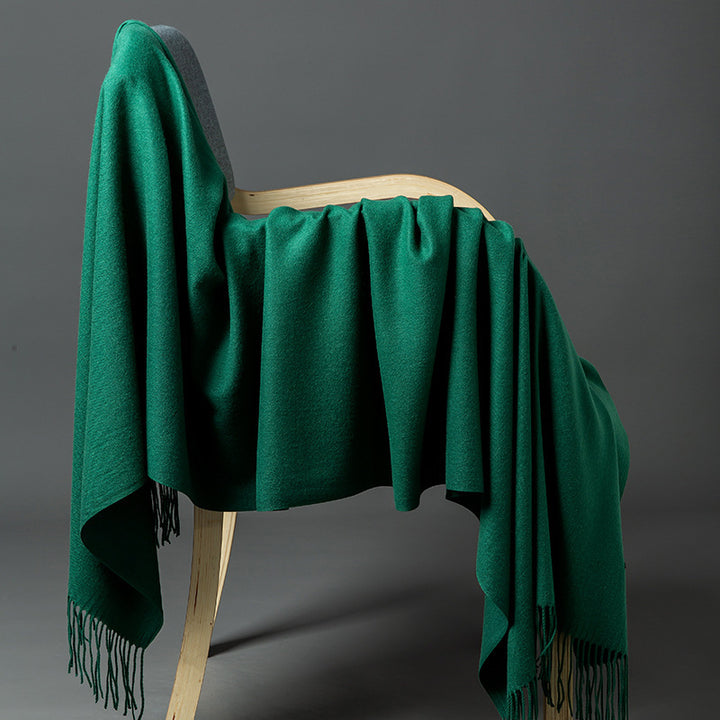 Luxurious Cashmere-Blend Throw Blanket