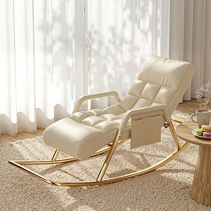 Ladies rocking chair with ergonomic design and luxurious upholstery Kalsten