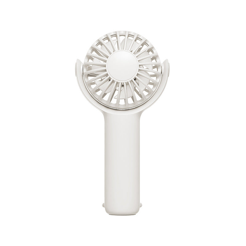Women portable handheld fan with ergonomic grip and USB charging Kalsten