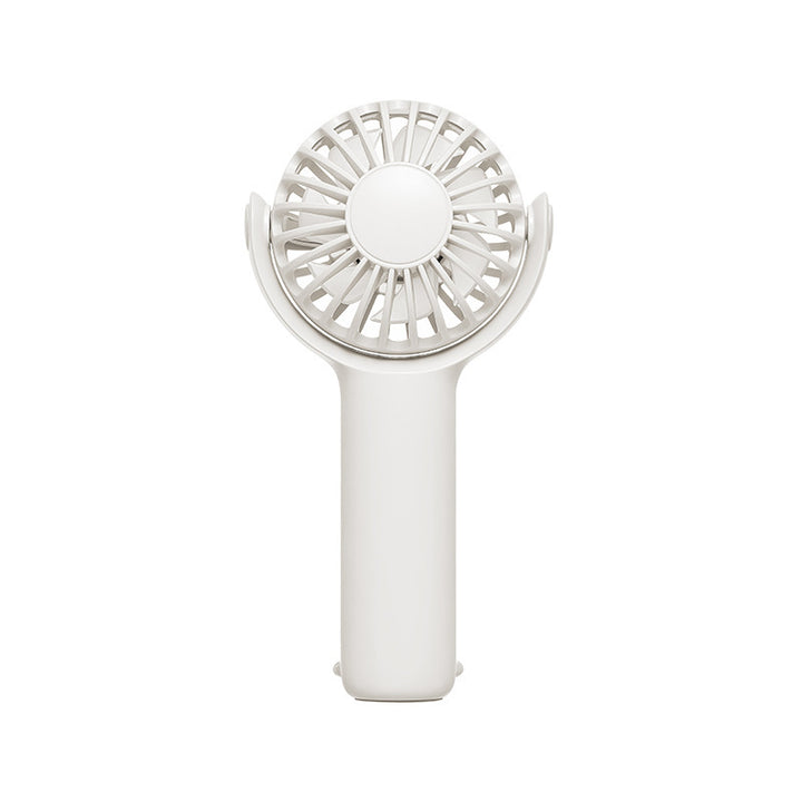 Women portable handheld fan with ergonomic grip and USB charging Kalsten