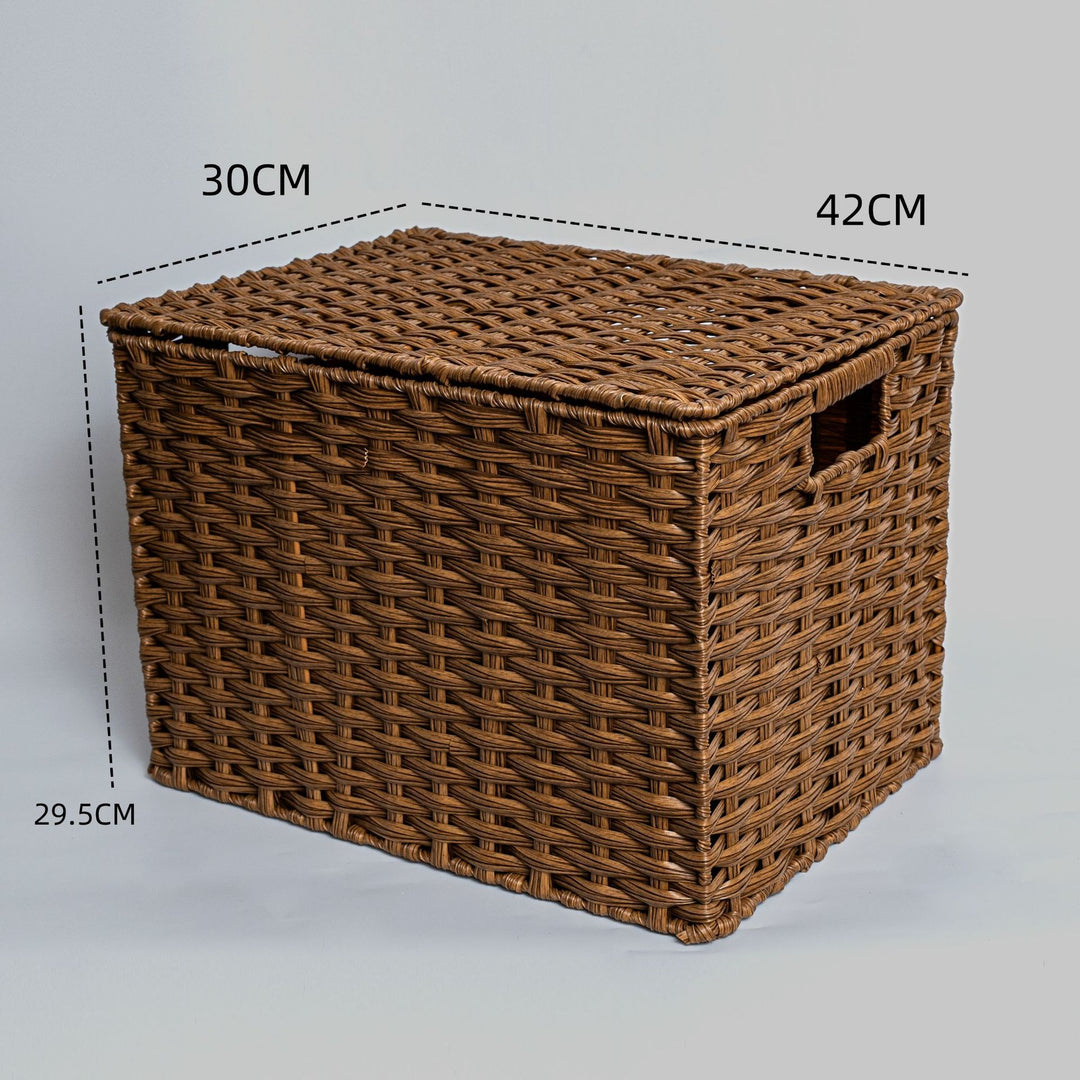 Versatile Wicker Storage Bin Kalsten