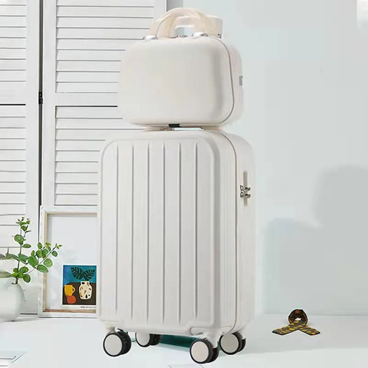 Stylish Luggage Set with Convertible Satchel Kalsten