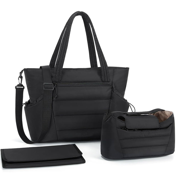 Polyurethane handbag with removable organizer Kalsten
