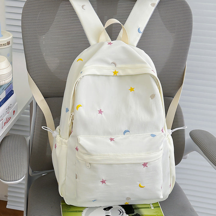 Embroidered Moon and Star Backpack Kalsten