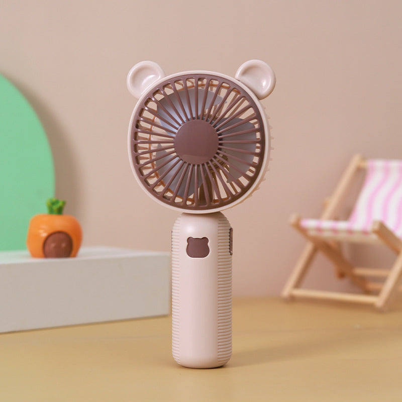 Ladies Portable Handheld Fan in Cute Bear Design Kalsten