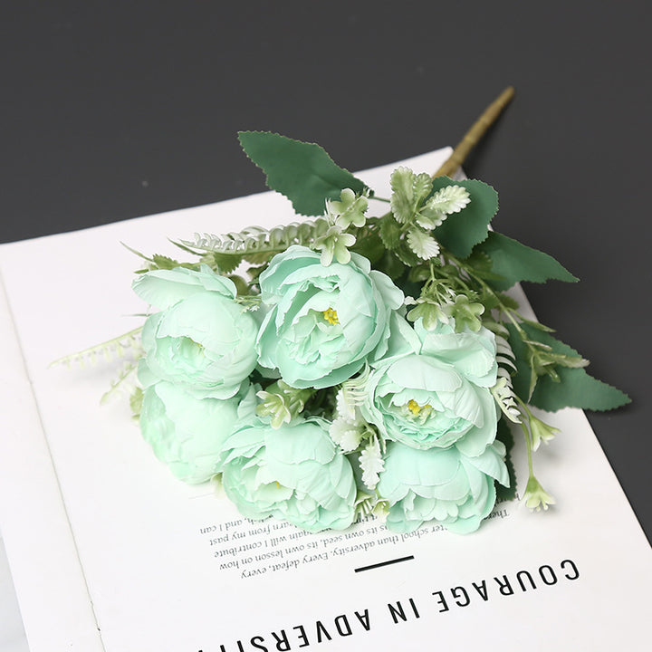 Lifelike Artificial Peony Bouquet