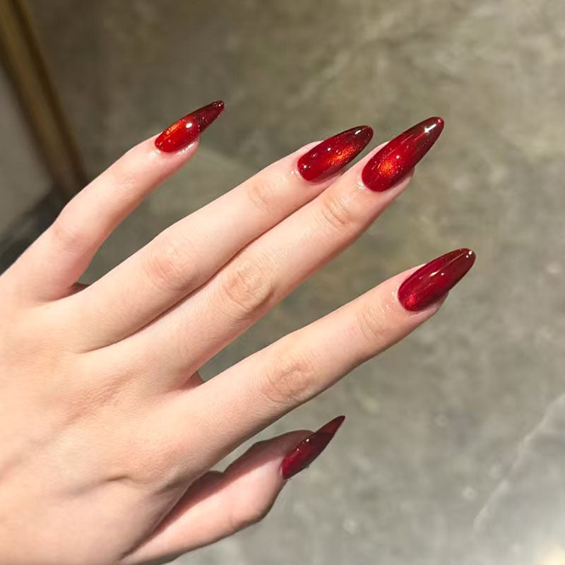 Glossy Stiletto Art Press-On Nail Set