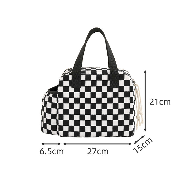 Insulated Heart Print Lunch Tote Kalsten