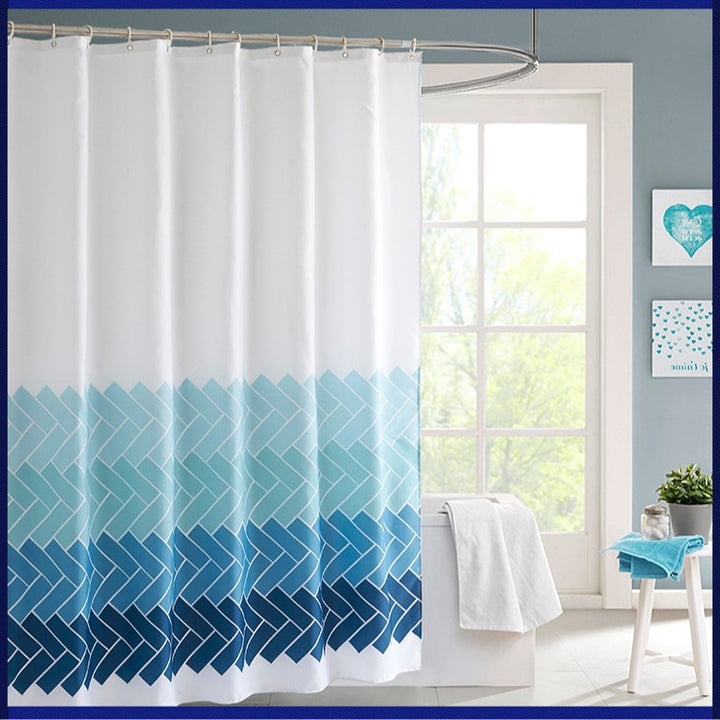 Modern Geometric Shower Curtain Kalsten