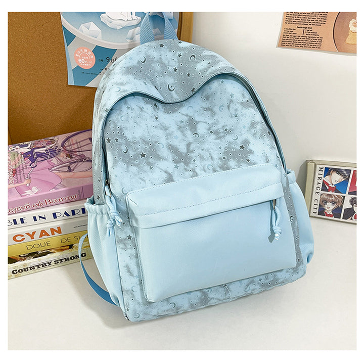 Stylish Star-Patterned Backpack