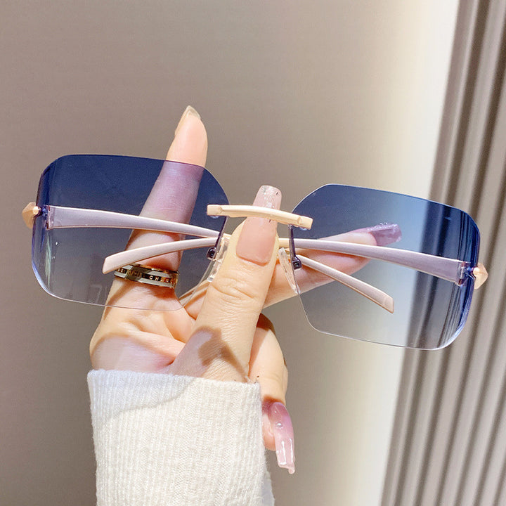 Women's fashion square sunglasses with embellished metal frame Kalsten