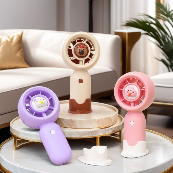 Ladies portable handheld fan with animal design Kalsten