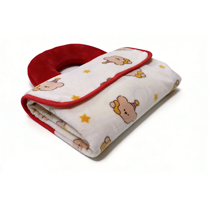 Women's Neck Support Pillow with Decorative Design Kalsten