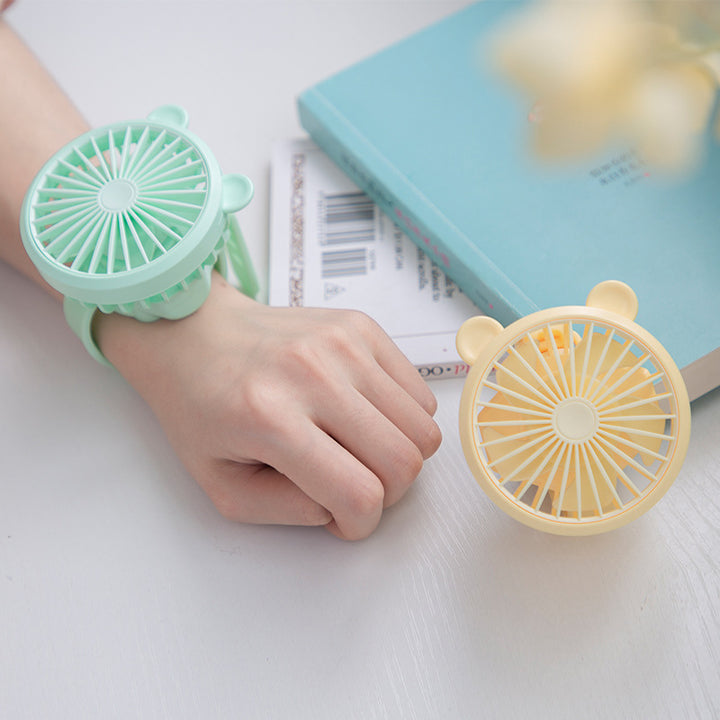 Women Portable Hand Fan with Wrist Strap Function Kalsten